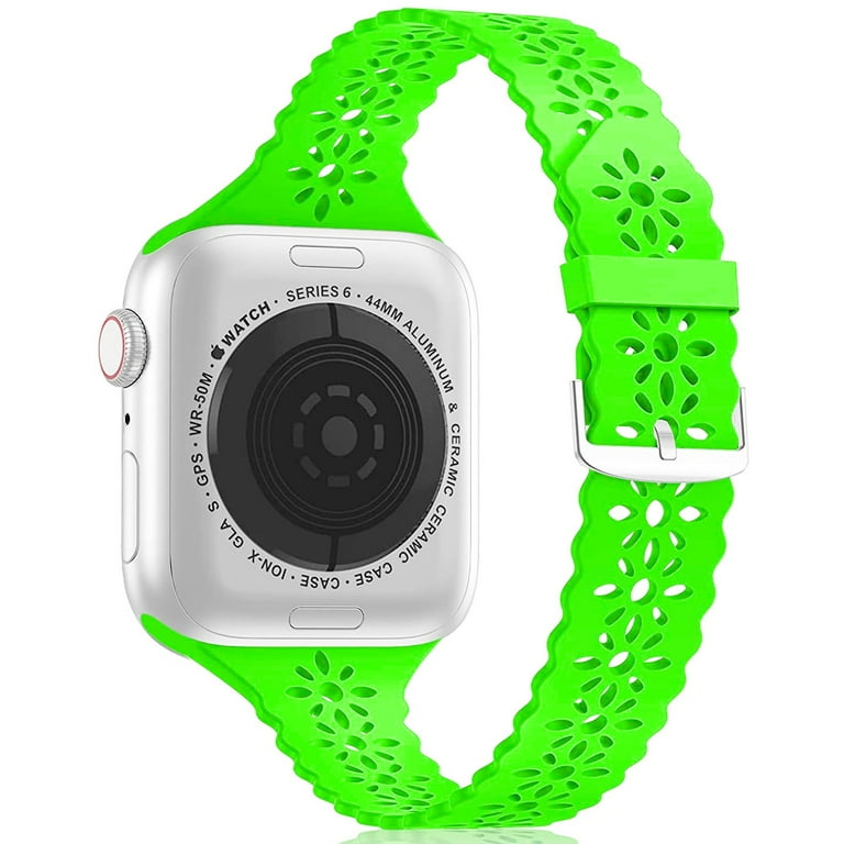 Lace Designer Band for Apple Watch 41mm 40mm 38mm Lime Green