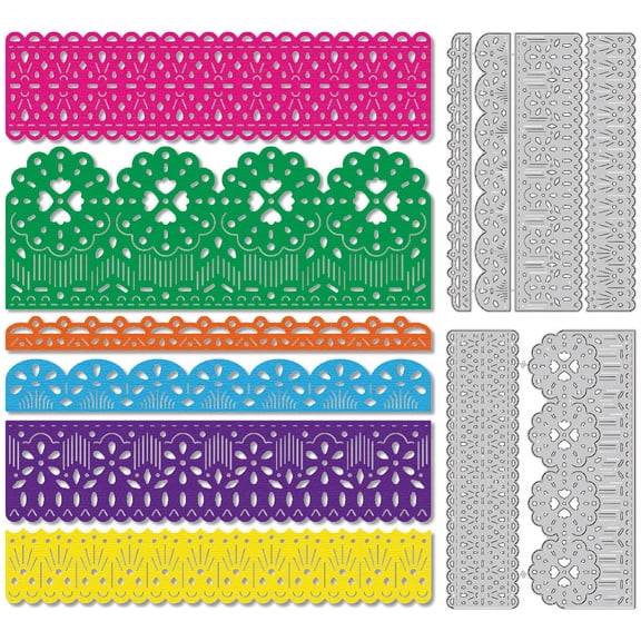 Lace Edge Cutting Dies Card Making Die Stencil Carbon Steel Die Cuts Card Scrapbooking Embossing Template Dies