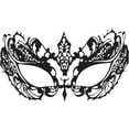 thumbnail image 1 of Lace Face Decal Mask Adult Halloween Accessory, 1 of 1