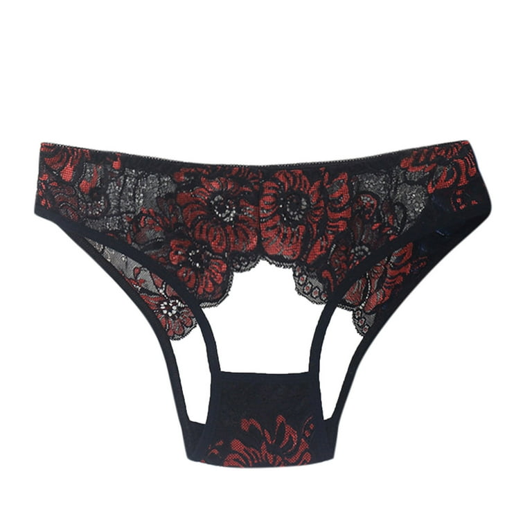 Lace Fasion Women Sensuality Hollow Underwear Underpant plus Size Lingerie  for Women 4x Christmas