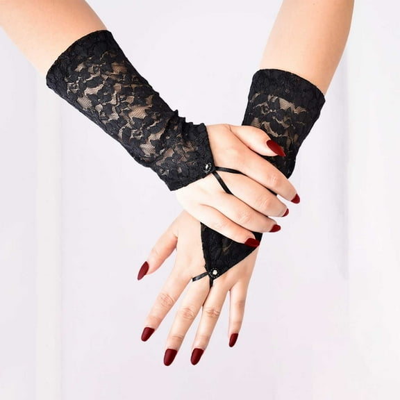 Lace Fingerless Gloves White Short Bride Wedding Gloves Floral Bridal Gloves for Women Gloves Mittens Gloves Mittens Toddler Women Gloves Mitten Gloves Mittens for Women Cold Weather Mittens