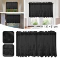thumbnail image 1 of Lace Floral Lace Curtains Kitchen Coffee Curtains Bedroom Rod Curtains Lace Short Curtains Lace Curtains 54 X 24 Inches 1Panels Polyester Curtains,D,Polyester, 1 of 9