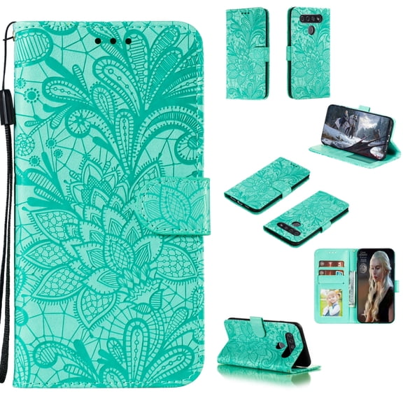 Lace Flower Horizontal Flip Leather Case with Holder & Card Slots & Wallet & Photo Frame