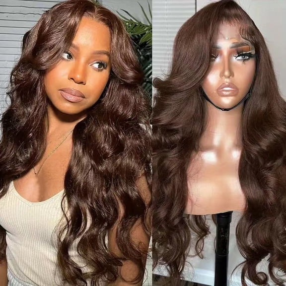 Lace Front Wig Human Hair, Pre Plucked with Baby Hair, Glueless Wigs Human Hair, Ombre Body Wave Lace Front wig Human Hair for Black Women
