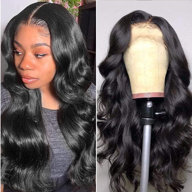3 Black Wigs 1 lace front All BRAND NEW Amazon.com : Wighottie Body Wave 360 Lace Front Wigs Human  main image 4