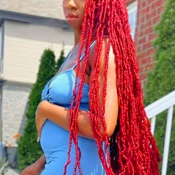 Lace Front Wigs Human Hair Earthworm Locs Crochet Hair African Dirty Braid Wig Crochet Hair In Fiber Fashionable Personalized Hairstyle