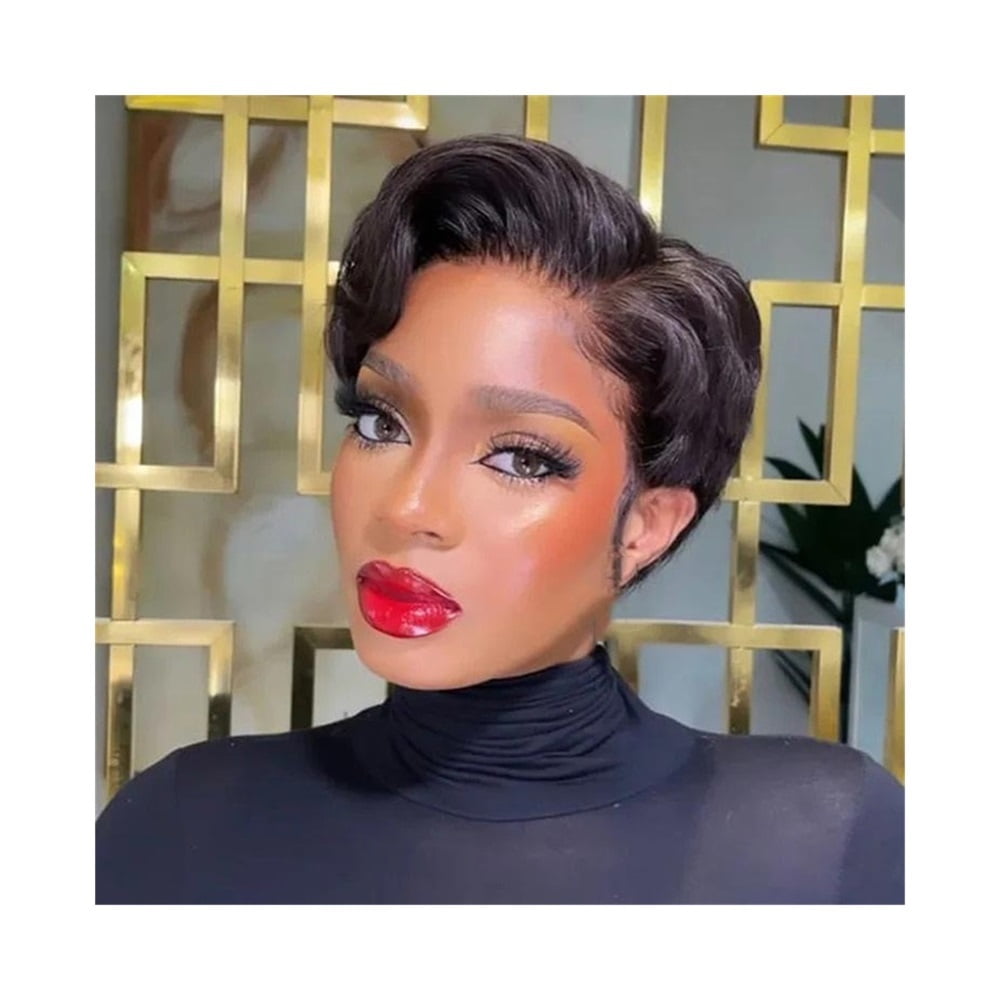 Lace Frontal Wigs for Women Human Hair 8 Inch Short Bob Lace Front Wig Pre Plucked