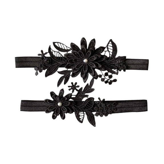 Lace Garter Belt For Brides Elegant Wedding Stocking Suspender Adjustable Elastic Leg Band Bridal Accessory Knee Support Brace Compression Sleeve for Women Knee Compression Sleeve Support for Running