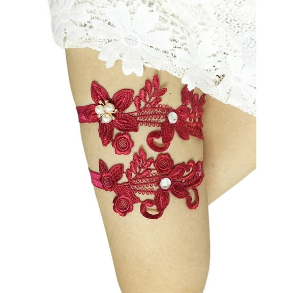 Lace Garter for Women Weddings Bridal Garters Party Leg Garter Belt Set for Women