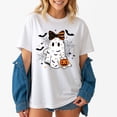 thumbnail image 1 of Lace Ghost Coquette Halloween Girly Ghost Lacey – T-Shirt, Hoodie & Sweatshirt – Halloween Trendy Style – Fun & Festive Wear, 1 of 6
