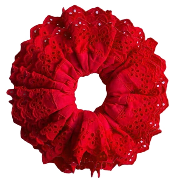 Lace Hair Scrunchies, Sweet Large Hair Ties, Strong Elastic Hair Bobbles for Ponytail Holder, Hair Accessories