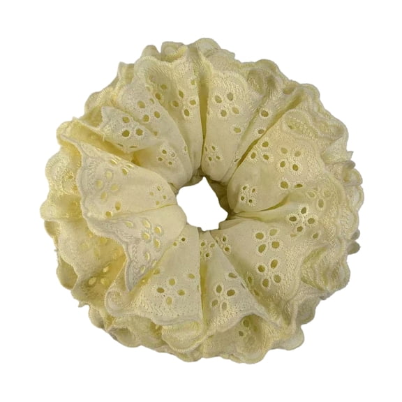 Lace Hair Scrunchies for Women Elastic Hair Rings Aesthetic Hair Tie lace Ponytail Hair Holder