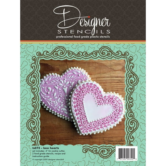 Lace Heart and Cutter Set by Designer Stencils