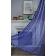 thumbnail image 1 of Lace Hollow Crochet Curtains Boho Sheer Curtain Valance Window Treatment for Kitchen Cafe, Tier with Handmade Tassels Rod Pocket, 1 of 8