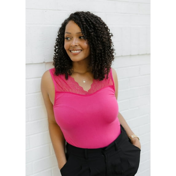 Lace Inset Top