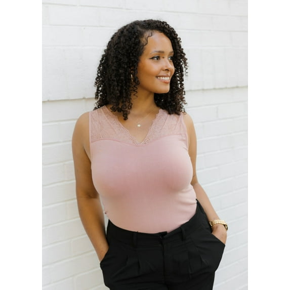 Lace Inset Top
