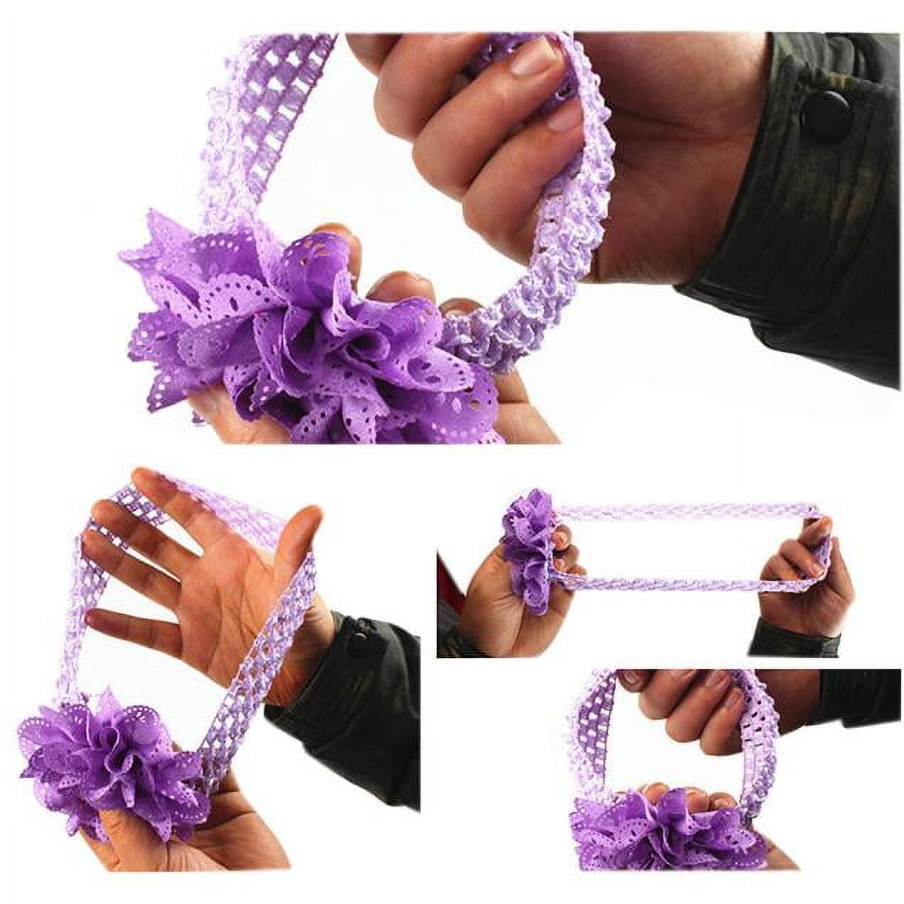 Baby Floral Lapels Sweet Dress with Headband main image 0