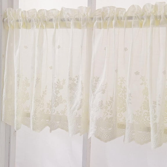 Lace Kitchen Curtains, Embroidered Translucent Curtains, Can Be Used To Decorate Kitchen Restaurants, Cafes And Pubs.