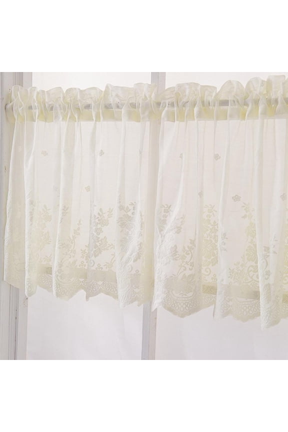 Lace Kitchen Curtains, Embroidered Translucent Curtains, Can Be Used To Decorate Kitchen Restaurants, Cafes And Pubs.