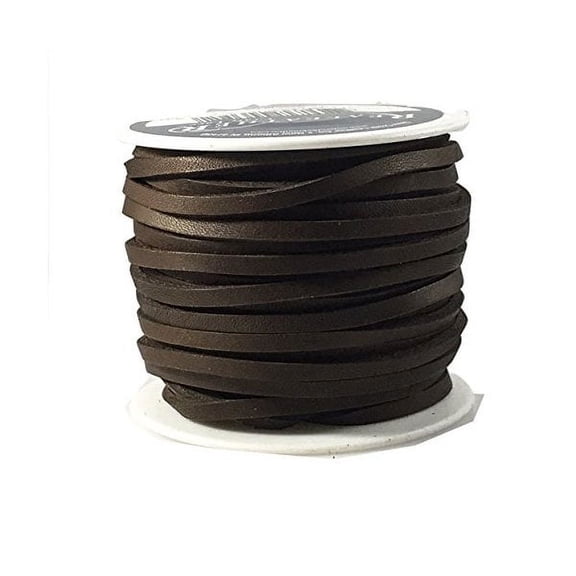 Lace Lacing Leather Topgrain Latigo Chocolate Brown 50 Foot Spool