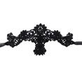 thumbnail image 1 of Lace Masquerade Mask for Women 8 Inch Black Masquerade Mask Halloween Mask Gothic Eye Mask Accessory for Masquerade Ball Themed Party, 1 Pack, 1 of 4