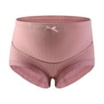 thumbnail image 1 of Lace Maternity Underwear Cotton Pregnancy Panties Plus Size High Waist Postpartum Belly Support Briefs, 1 of 9