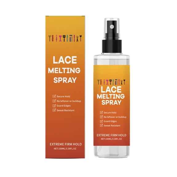 Lace Melting Spray Extreme Hold Water Resistant Fast Drying Invisible Bond Adhesive for Lace Front Wigs