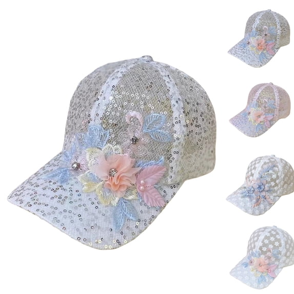 Lace Mesh Back Summer Baseball Cap for Women Lightweight Running Sun Hat