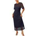 thumbnail image 1 of Lace Midi Dress for Women Short Sleeve Modest Elegant Dress Summer Wedding Guest Church Formal Dresses, 1 of 9