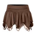 thumbnail image 1 of Lace Mini Skirt Women Ruffle Layered Low Waist Pleated Short Skirt Flowy Lace Mini Skirt Party Streetwear, 1 of 3