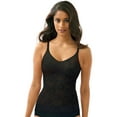 thumbnail image 1 of Women's Bali 8L12 Lace 'N Smooth Shaping Camisole (Black 3X), 1 of 4