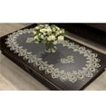 thumbnail image 1 of Lace Oval Table Runner Embroidered Table Topper Lace Doilies Doily Oval Dresser Scarf, 1 of 2