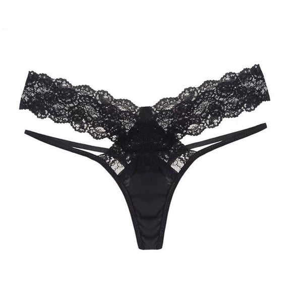Lace Panties for Women Sexy Underwear Low Rise Briefs Floral Lace Panties 1-4 Pack Cheeky Underwear for Women Underwear Cotton Sexy Lace Bikini Panties Ladies Underwear Panties