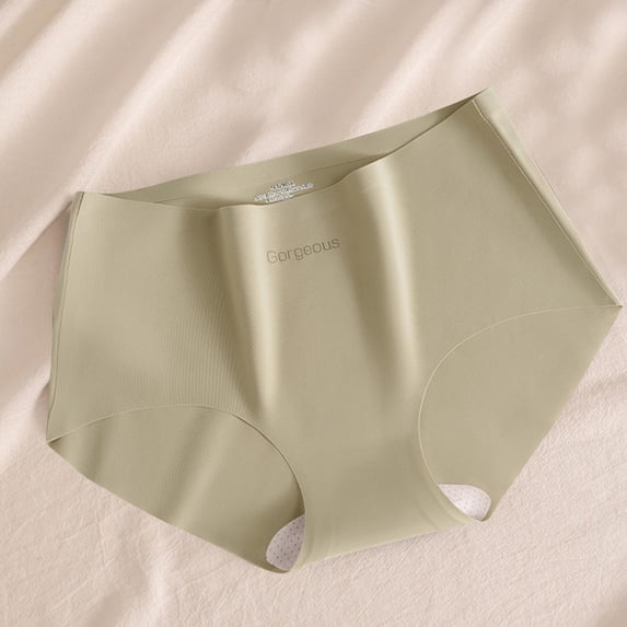 Lace Panties for Women Womens Seamless Underwear Thin Mid Waist Panties High Waisted Cotton Underwear for Women Green L