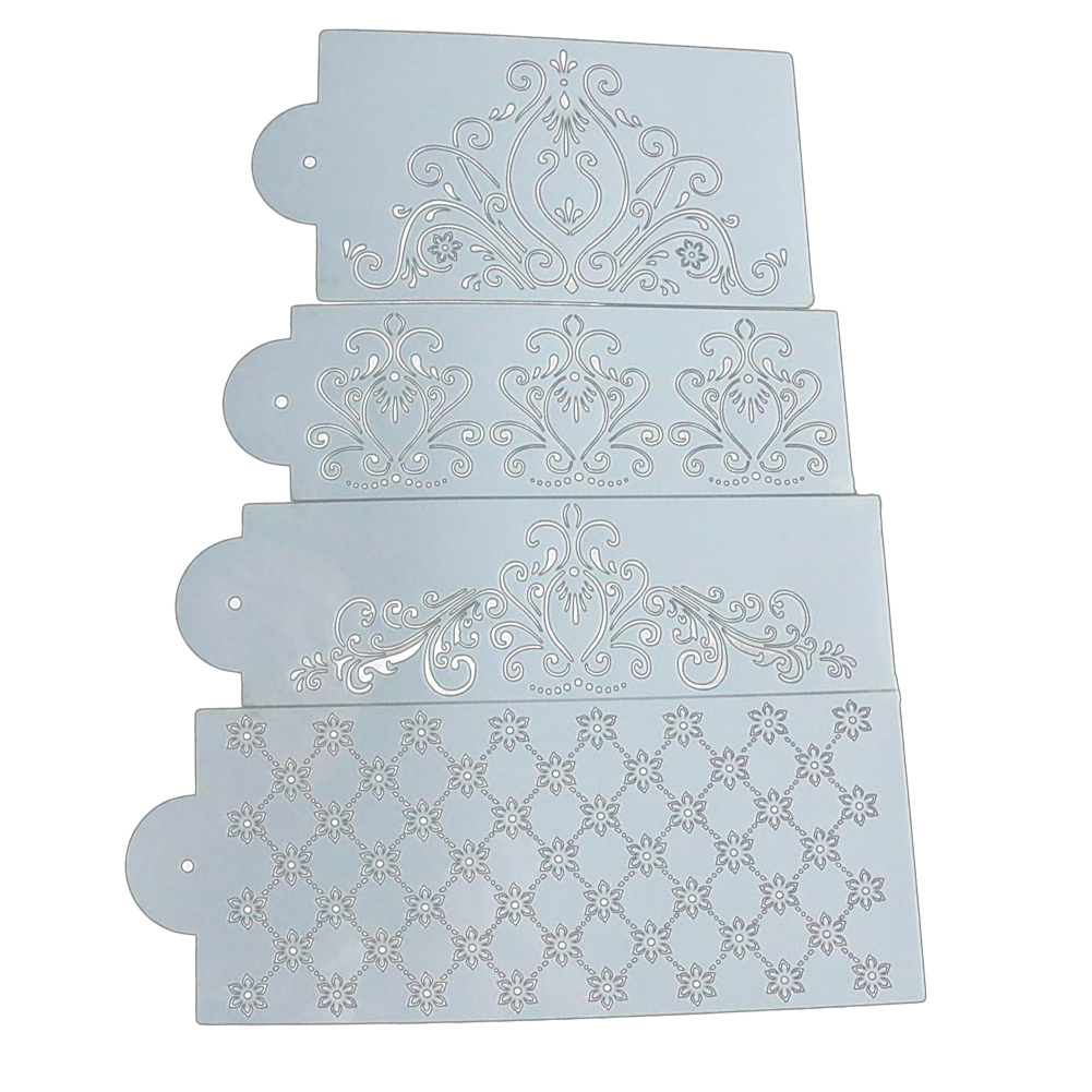 Lace Pattern Cake Fondant Mat - PVC Flower Design Sugar Mold - Walmart.com, image size:1001x1001