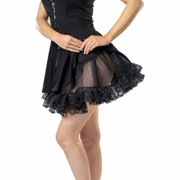 Lace Petticoat Black Adult Halloween Costume Accessory