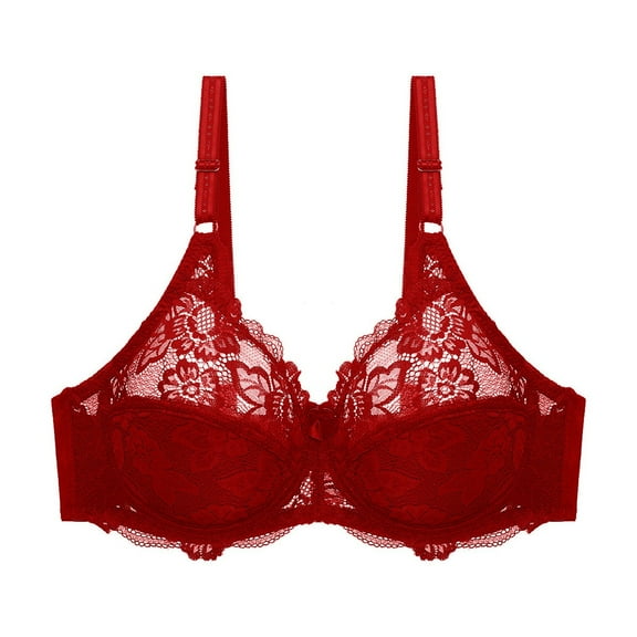 Lace Push Up Bra Sexy Comfortable Thin Breathable Underwire Support T-Shirt Bralette for Women
