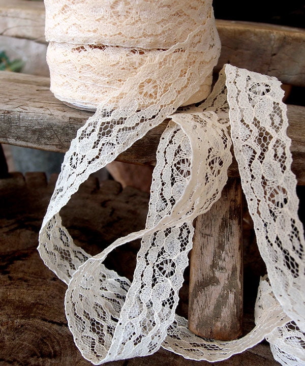 Lace Ribbon Collections-Black,1 Inch
