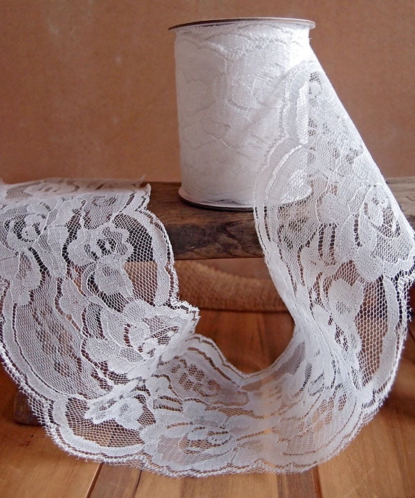 Lace Ribbon Collections-Black,4 Inch