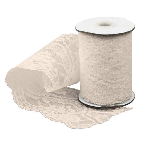 Lace Ribbon Collections-White,2 Inch