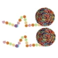 thumbnail image 1 of Lace Ribbon Trim Embroidered Sewing Lace Trim, Colorful  Daisy Flowers Ribbon Applique Fabric for Decorations Crafts Supplies, 6 Yards (Mix), 1 of 6