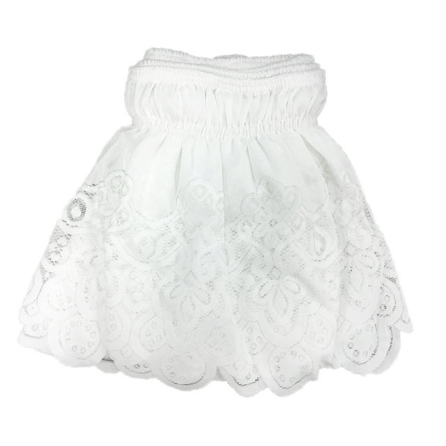 Lace Ruffle Elastic Band Bed Skirt Split Corners /Full/King Size NO