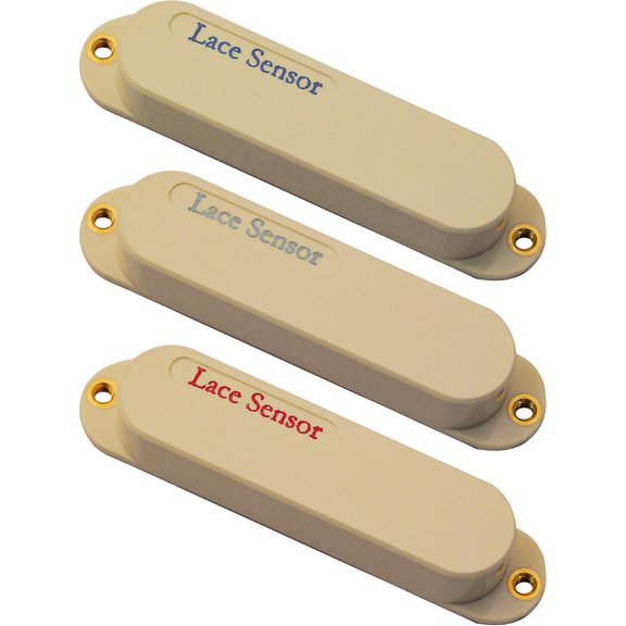 Lace Sensor Blue-Silver-Red 3-Pack S-S-S Pickup Set - Cream