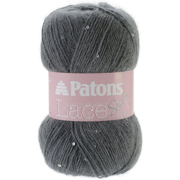 Lace Sequin Yarn-Smoky Quartz, Pk 6, Patons