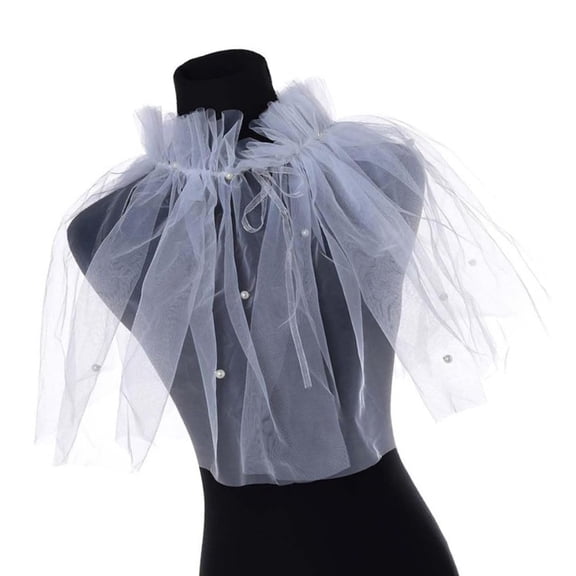 Lace Sheer Capes Cover Up Shawl Shoulder Wrap for Weddings and Special Occasion