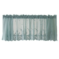 Lace Short Curtain*1 Piece Window for Kitchen Rod Window Room Darkening Small Window Curtains for Living Room Long 1 Panel