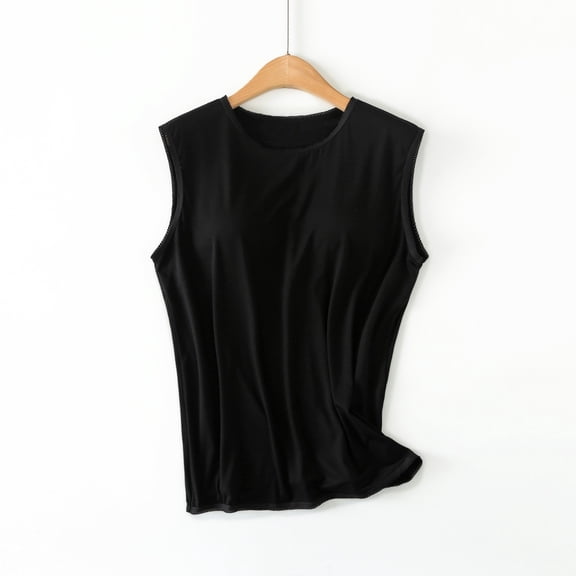Lace Short Sleeve With Pad Cup Half Sleeve Women's Summer Sleeveless Vest T Shirt Bra Home Clothes Athletic Wear for Long Tunic Oversized Bathing Suit Tops for Women Active Graphic Tops for