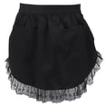 thumbnail image 1 of Lace Skirt Dreses Goth Clothes Apron with Pocket Black Apron Women Apron Aprons for Women Women's, 1 of 6