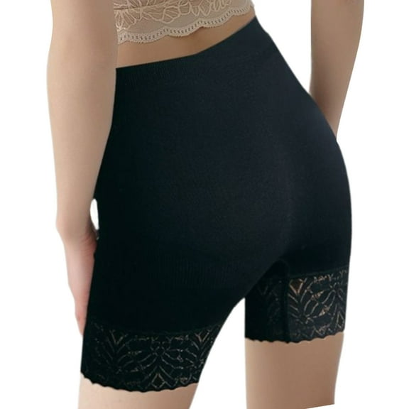 Lace Slip Shorts for Under Dresses Smooth Anti-chafing Boyshorts Seamless Underwear Safety Shorts Biker Workout Shorts