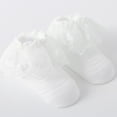 thumbnail image 1 of Lace Socks Girls Girls Solid Color Cute Socks Kids Mesh Princess Lace Short Socks Gym Socks White M, 1 of 9